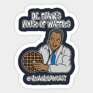 Dr. Frank's House of Waffles - Back Sticker